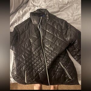 Woman’s Black Puffer Coat